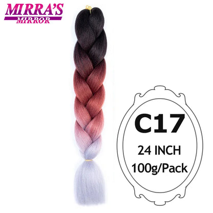 Style & Shine Hair  Jumbo Braiding Hair Extensions High Temperature YAKI Fiber Hair For Braids Synthetic Braiding Box Hair Ombre Jumbo Braid Purple