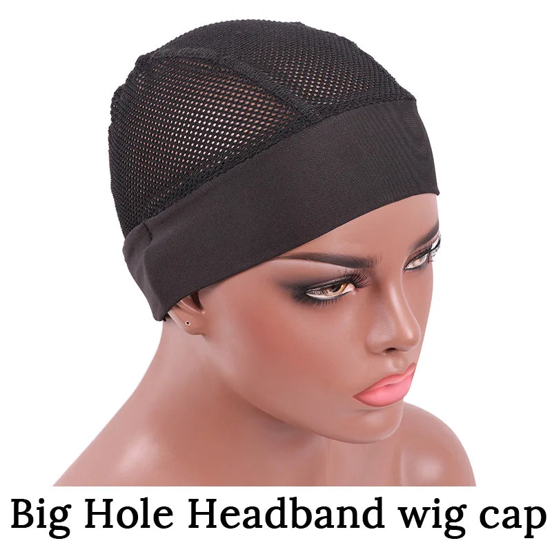 Style & Shine Hair   Big Hole Headband Wig Cap