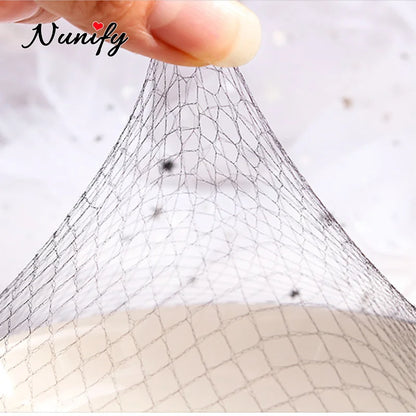 Style & Shine Hair  Nunify 5Mm Nylon Hair Nets Invisible Disposable Hair Net Ballet Dance Snoods Net Bun Hair Nets Invisible Elastic Edge Mesh Hair