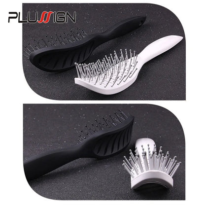 Style & Shine Hair   Portable Travel Folding Hair Brush