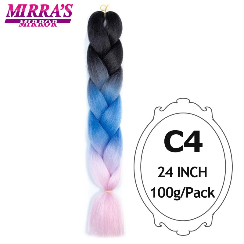 Style & Shine Hair  Jumbo Braiding Hair Extensions High Temperature YAKI Fiber Hair For Braids Synthetic Braiding Box Hair Ombre Jumbo Braid Purple