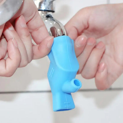 Kitchen  1PC Sink Faucet Extender Rubber Elastic Nozzle Guide Children Water Saving Tap Extension For Bathroom Accessories