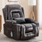 Living Room Reclining Sofas Manual Recliner Chair 360° Swivel Rocker Recliner Chair Lounge Chair