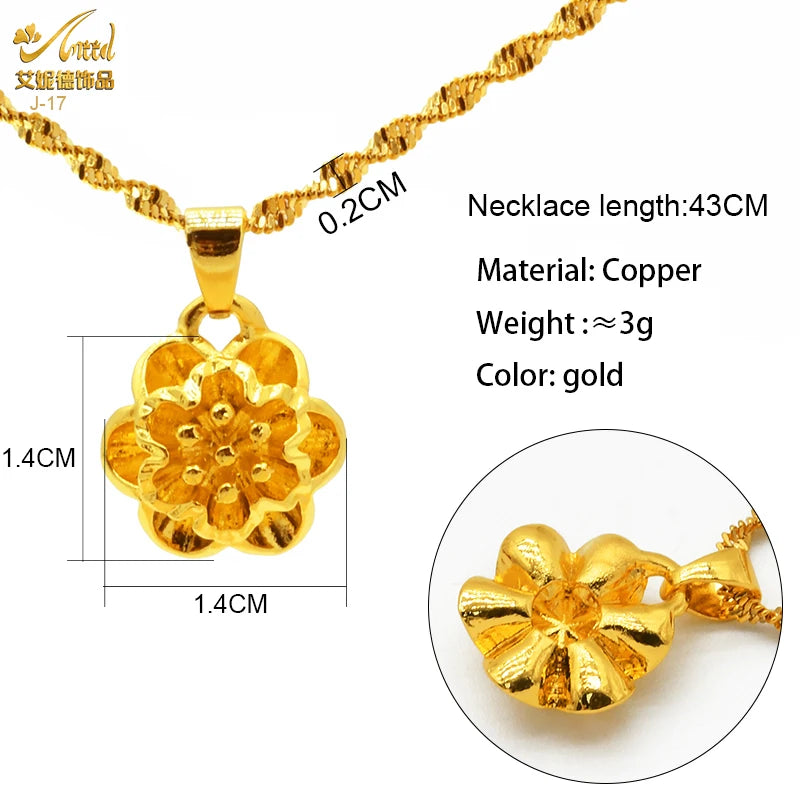 Jewellery    XuHuang African Crystal Pendant Tassel Necklace For Woman Ethiopian Bride Wedding Gold Color Jewelry Party Dubai Gifts 24K