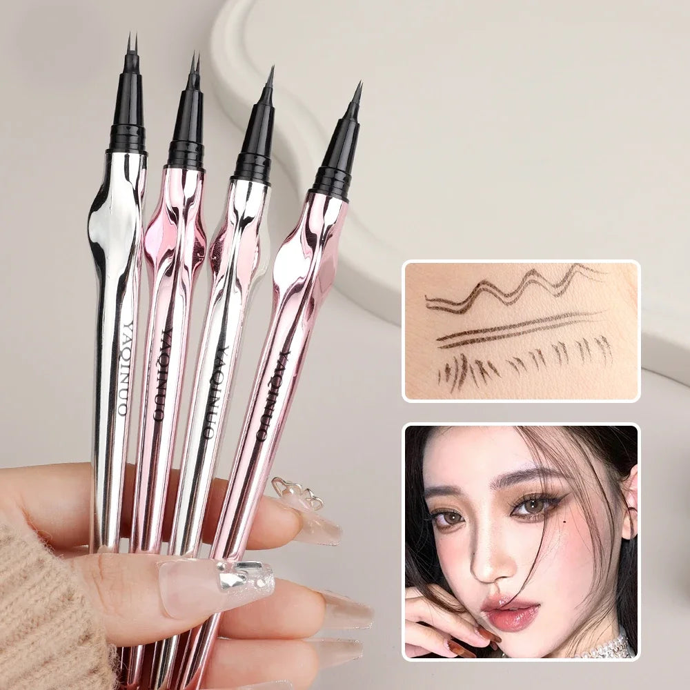 Makeup and face  2 Fork Lower Eyelash Eyebrow Pen Natural Long-Lasting Eyes Makeup