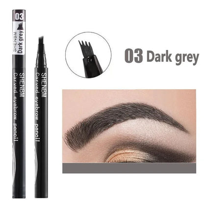 Makeup and face  2 Fork Lower Eyelash Eyebrow Pen Natural Long-Lasting Eyes Makeup