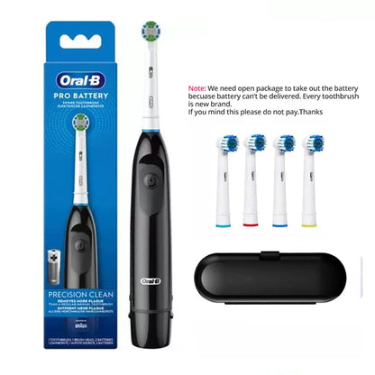 Bathroom  Oral-B Electric Toothbrush Rotating Toothbrush Battery Powered Brush