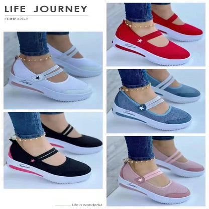 Woman shoes  2024 Mesh Breathable Woman Tennis Shoes Canvas Shoe Female Casual Shoes Ladies Sport Shoes Platform Sneaker Hollow Out Shoes