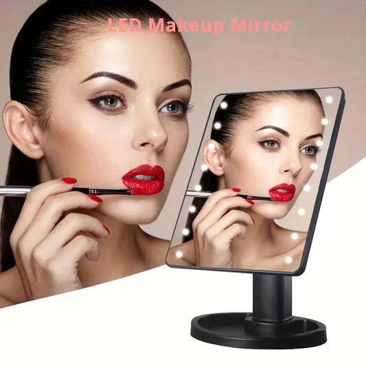 Makeup and face 16 pcs led  make up Vanity mirror Lighted Makeup Mirror Rotatable Foldable