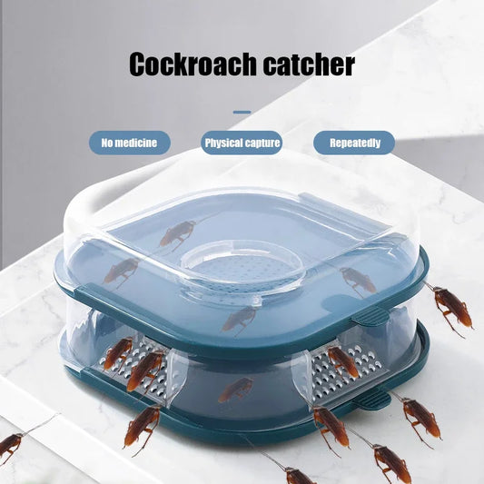 kitchen  Cockroach Trap Box Cockroach Insect Catcher Cockroach Killer Reusable Household Traps Pesticides for Kitchen Garden