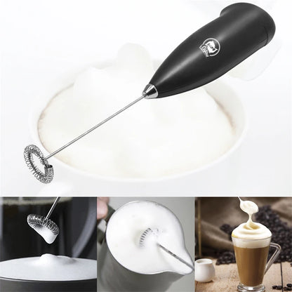 Kitchen   Electric Milk Frothier Handheld Mini Foamer Coffee Maker Egg Beater for Chocolate Cappuccino Stirrer Portable Blender Whisk Tools kitchen appliance