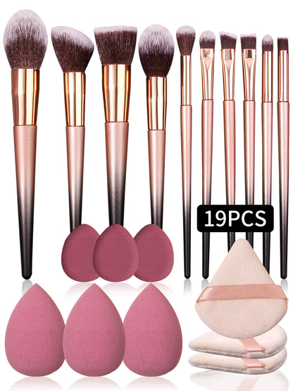 Makeup and face  Gradation Makeup Brush Set Soft Fluffy Cosmetic