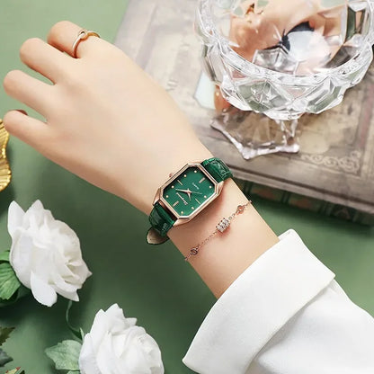 Jewellery  Women Watches Vintage Casual Leather Belt Watches Simple Ladies Small Dial Quartz Clock Wristwatches