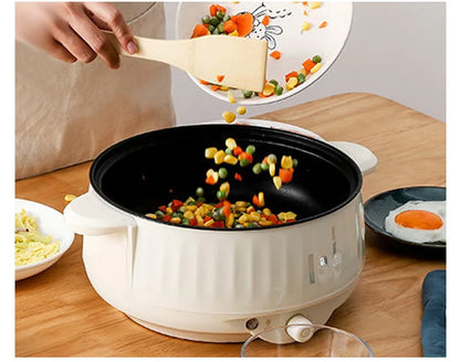 Kitchen Multi kitchen Cooker Multifunctional Electric Pan Non-stick Cookware Rice Cooker Multi Ramen Soup Hotpot for Dormitory Kitchen 220V EU