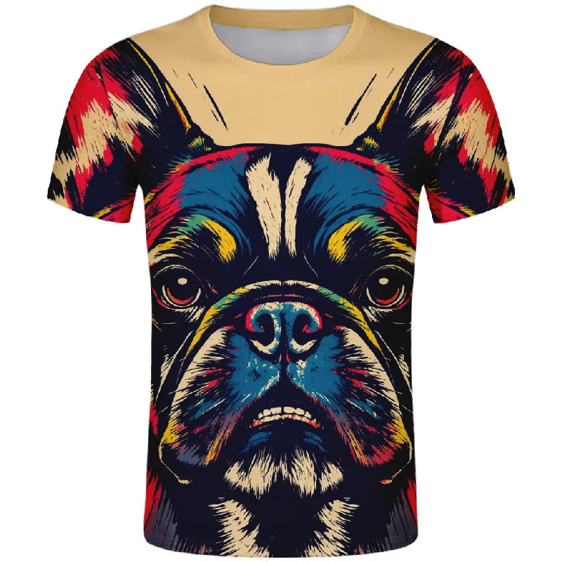 Men clothing  French Bulldog T Shirt