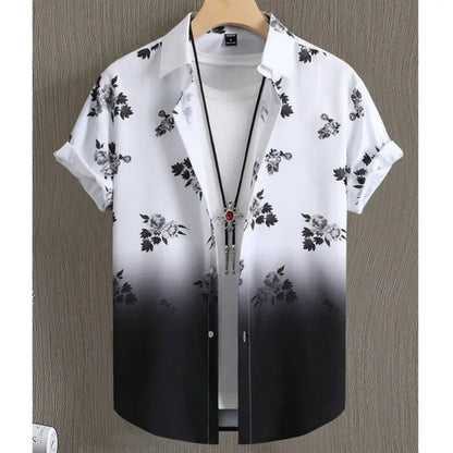 Men clothing Shirt For Men 3d Ink Painting Prints Men'S Clothing