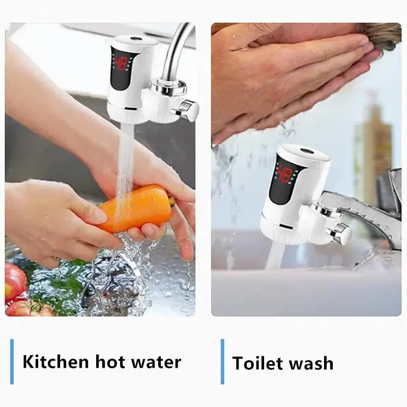 Kitchen  Kitchen Appliance Instant Tankless Electric Water Faucet Kitchen Instant Heating Tap Water Heating Instantaneous Water Heater