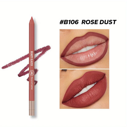 Makeup and face BEAUTY GLAZED 10 Color Lipliner High Pigment Matte Waterproof, Natural Shaping Lip Liner Lipstick Makeup