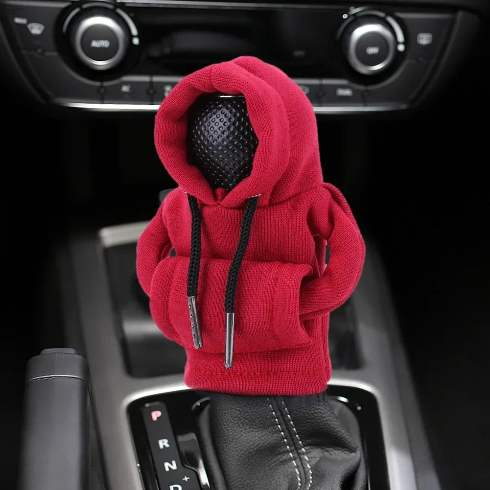 Hoodie Gear Shift Knob Cover – Cute & Cozy Universal Fit/Car