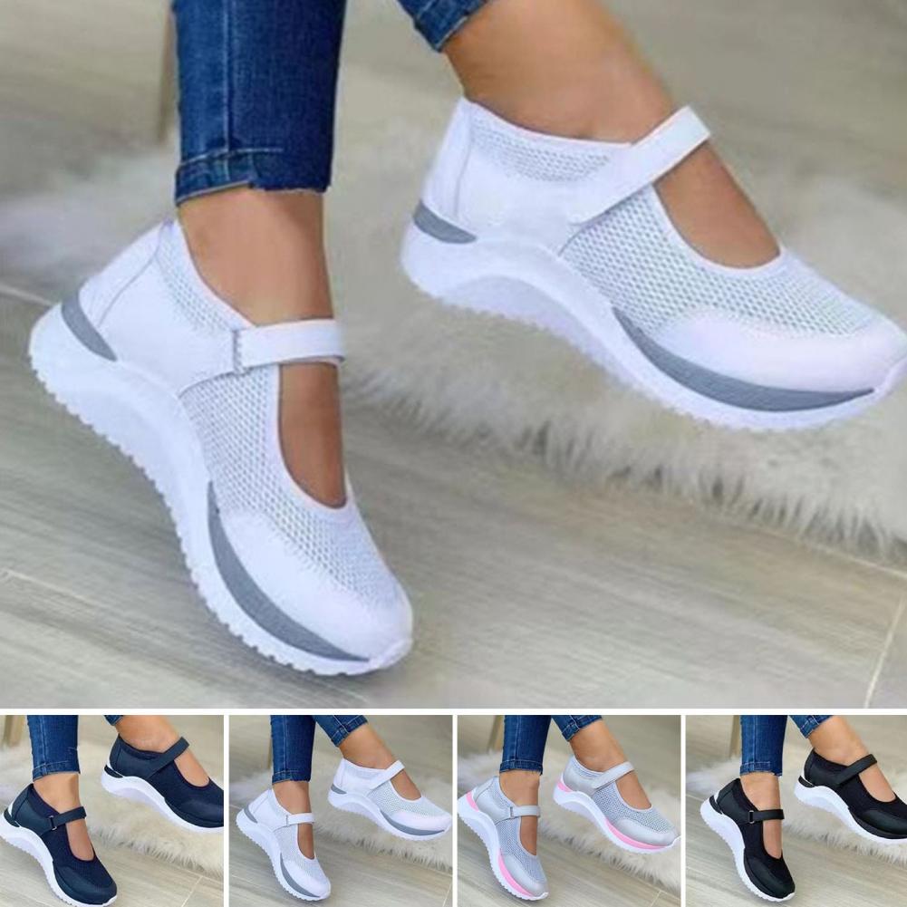 Woman shoes Casual Shoes Women Breathable Mesh Sandals Fashion Brand Summer Women Sandals Platform Vulcanized Shoes Femme New Sneakers