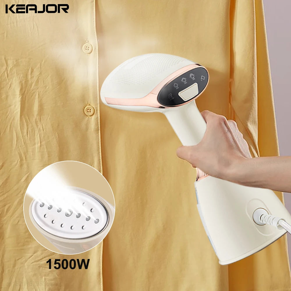 Kitchen  Steam Iron for Clothes Handheld Garment Steamer Portable 1500W Powerful Electric Mini Vertical  Steamer for Home Travel