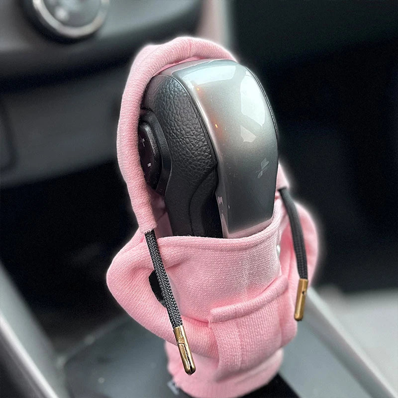 Hoodie Gear Shift Knob Cover – Cute & Cozy Universal Fit/Car