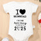 Boy clothing  White 100%Cotton Comfy New born Romper I'm The Best Thing To Come Out Of 2025 Funny 0-24m Infant Bodysuit