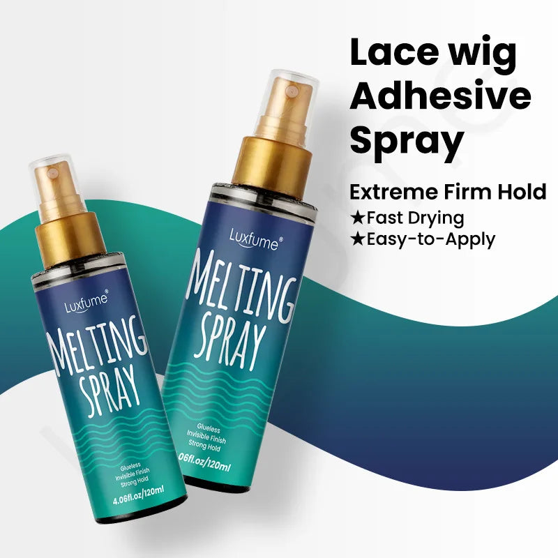 Style & Shine Hair  Hold Wig Glue Spray Edges Control Lace Melt Spray Secure Wig Spray Affortable Melting Spray For Lace Front Wigs Long Lasting