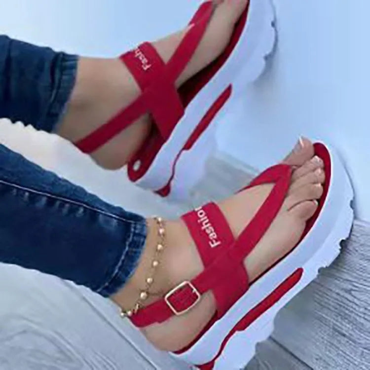 Woman shoes  2023 New Platform Women Sandals For Summer Wedges Shoes Women Platform Heels Sandalias Mujer Luxury Summer Flip Flops