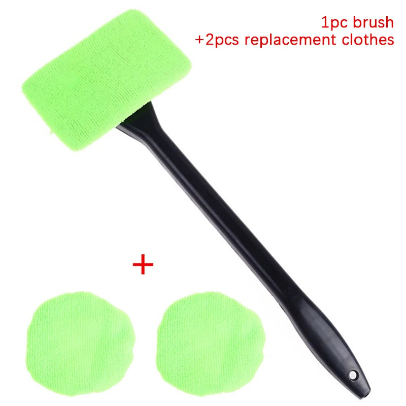 Ergonomic Car Window Cleaning Brush – Defog & Dust Removal Tool/Car