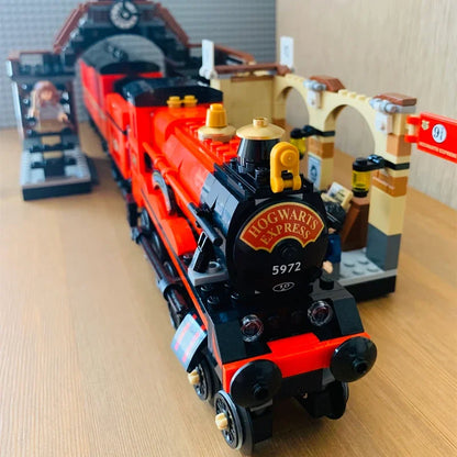 Toys HOT TOY MOC Creative   75955 Creative Building  801pcs Express Train Toys For Children Birthday Gifts Christmas