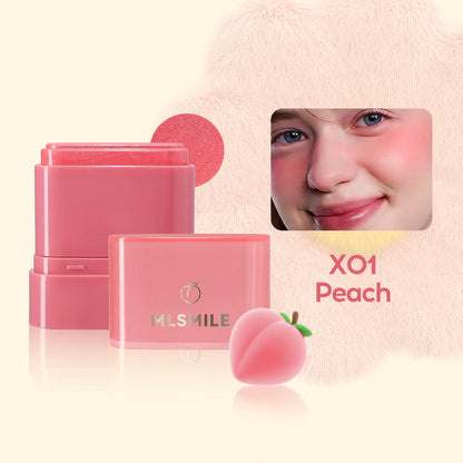 Makeup and face Rouge Blusher Cream Fruit Blush Stick 2 in 1 Lipstick