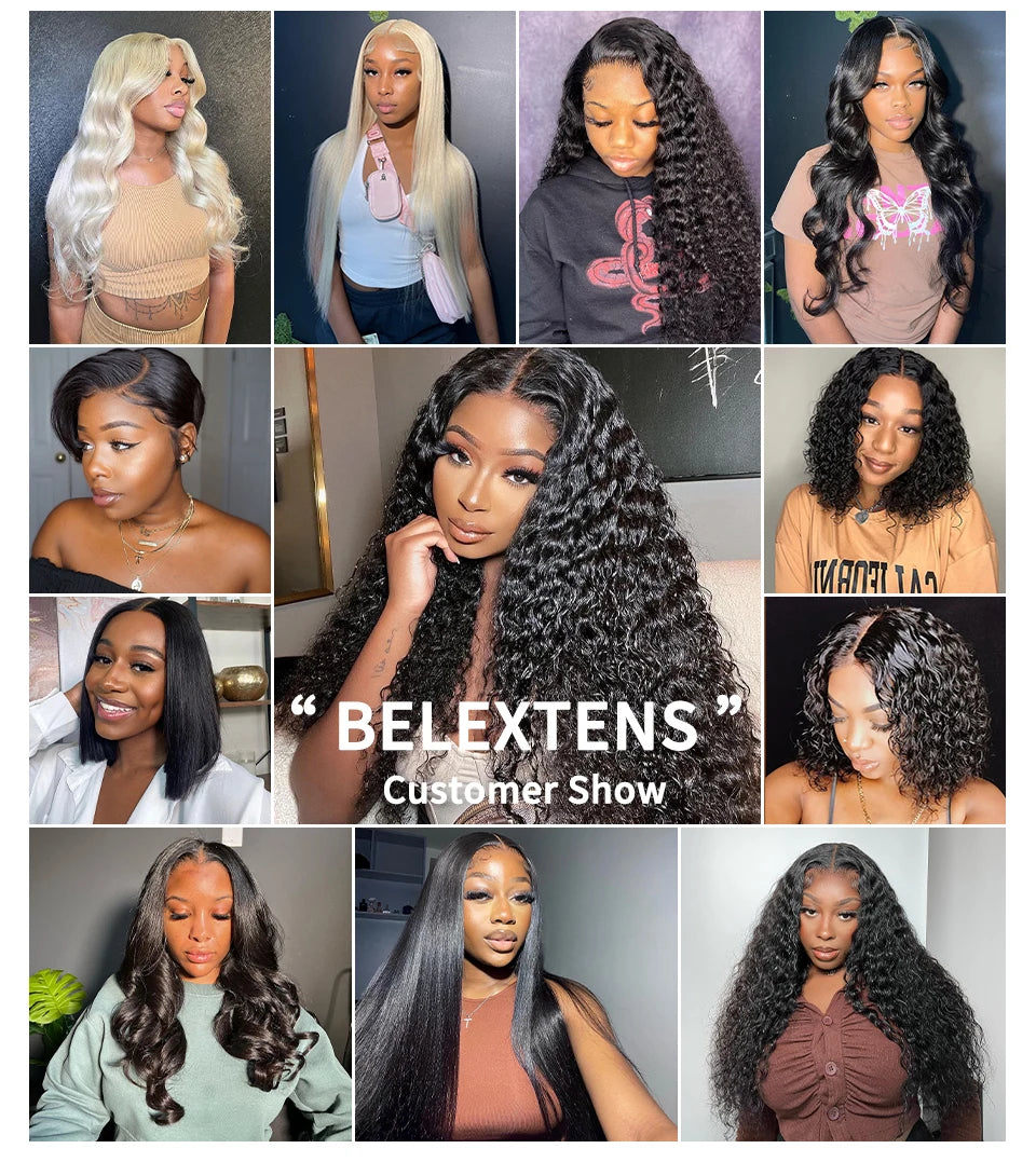 Crown & Glory Wigs 13x4 Bob Wig Human Hair Lace Front Wigs Human Hair Pre Plucked with Baby Hair 220% Density 10-16 inch Cheap Short Bob Hair Wigs