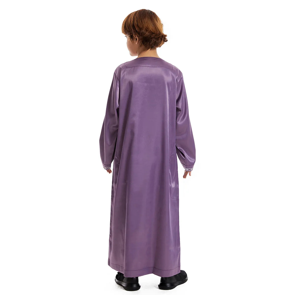 Muslim family  Eid Muslim Children Abaya Ramadan Jubba Prayer Thobe Boy Kids Abayas Islam Long Robe Gown Kaftan Dubai Arab Tassel Dishdasha