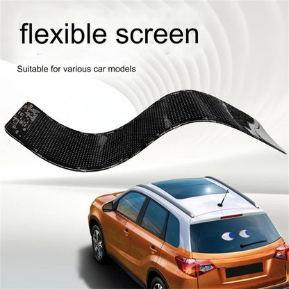 Car   Devil Eyes Light Car Programmable Flexible Car Window Screen LED Eyes Animated Glowing Car Eye Light For Windshield