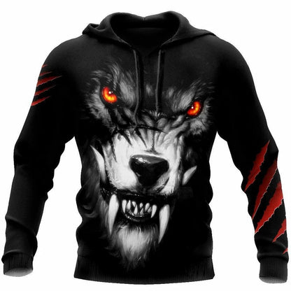 Men clothing  Graphic Lion Men's Fashion 3D Print Hoodie Streetwear Hoodies Long Sleeve