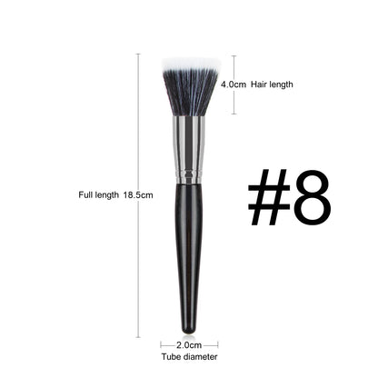 Makeup and face  Large Makeup Brushes High Quality Black Cosmetic Foundation Powder Blush