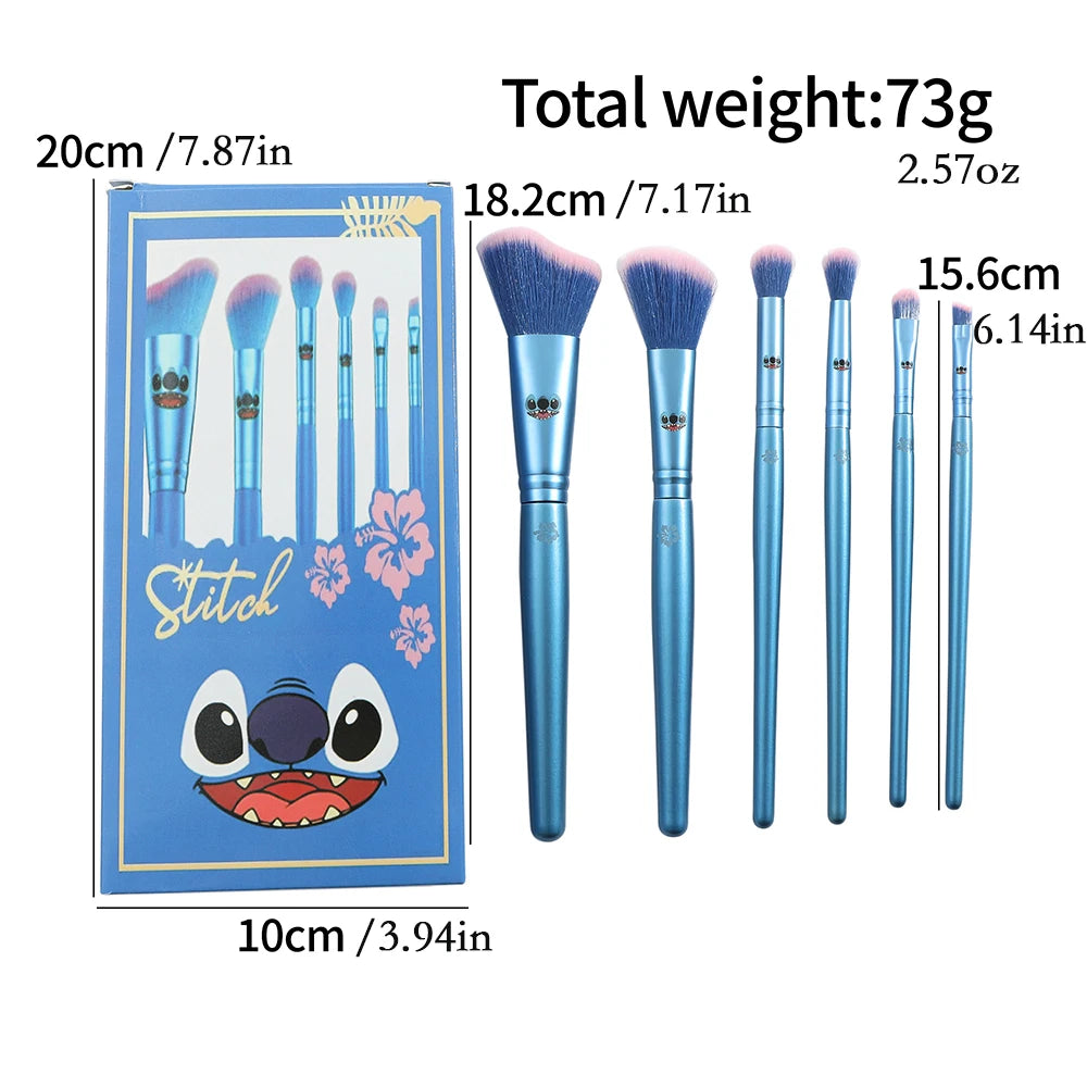 Makeup and face  6pcs/set Fashionable Personalized wooden Handle Make Up Brush set