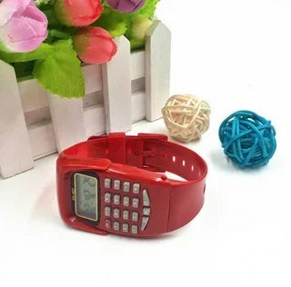 Jewellery   2 in 1 Fashion Digital Student Exam Special Calculator Watch Children Electronic Watch Time Calculator New Watch Mini Calculator