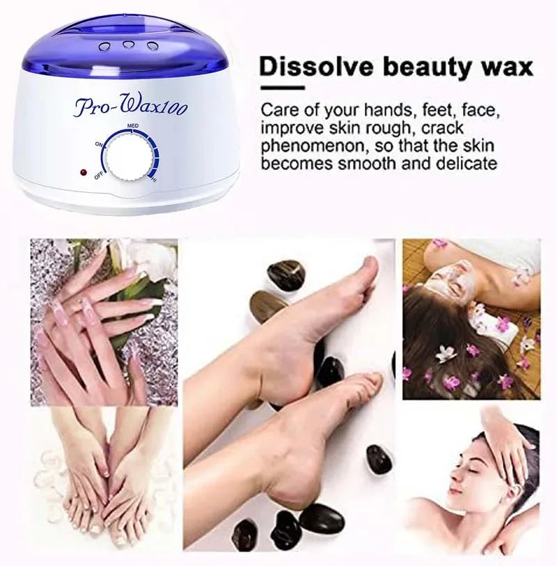 Bathroom  Hair Removal Machine Wax Heater Depilatory Epilator Wax-melt Waxing Kit Paraffin Heater Wax Beans Bead Heating Machine