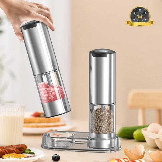 Kitchen  Electric Automatic Mill Pepper And Salt Grinder With LED  Adjustable Coarseness Partner Manufacturers kitchen appliance