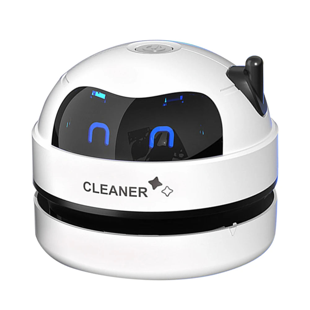 Kitchen Desk Dust Vacuum with Clean Brush Portable Table Dust Removal Cleaning Brush USB Charging Desktop Cleaner Mini Vacuum Cleaner