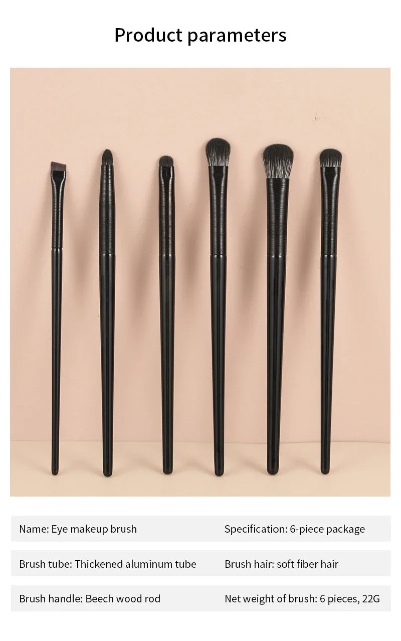 Makeup and face  Natural Eye Makeup Brushes Set Eyeshadow Brush