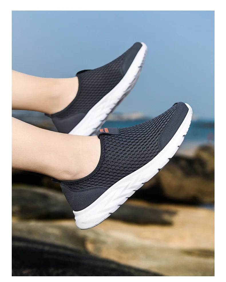 Men shoes  Summer Men's Casual Shoes Men Women Loafers Sneakers Fashion Wading Loafers Shoes Breathable Big Size 49  Tenis Masculino