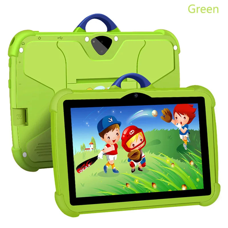 Mobile   7 Inch 5G WiFi Tablet Pc Octa Core Google Version Study Education Kids Tablets 4GB RAM 64GB ROM Dual BOW Cameras Children's Gift