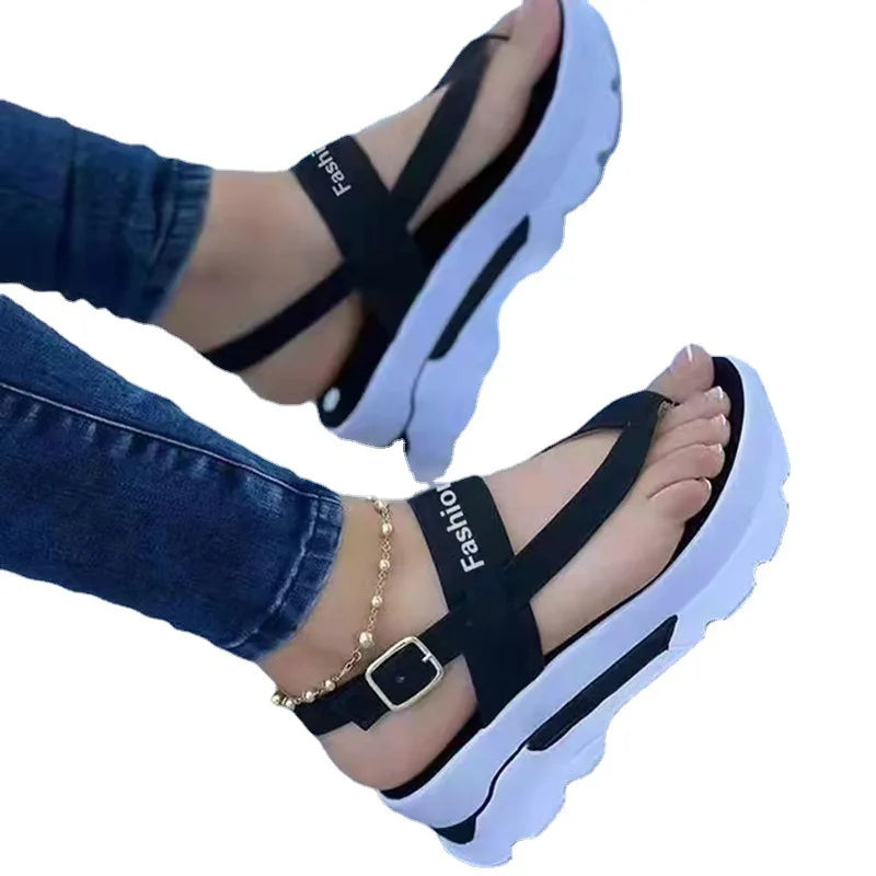 Woman shoes  2023 New Platform Women Sandals For Summer Wedges Shoes Women Platform Heels Sandalias Mujer Luxury Summer Flip Flops