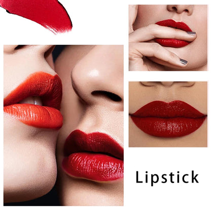 Makeup and face 8 Colors Charm Women Lipstick Red Color Daily Use Waterproof Long Lasting Brightly Lip Stick Tint Makeup Cosmetic