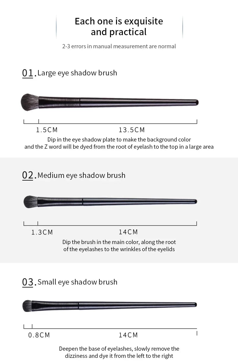 Makeup and face  Natural Eye Makeup Brushes Set Eyeshadow Brush