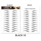 Makeup and Face Waterproof 6D Eyebrow Tattoo Stickers Lasting Makeup Hair-Like Brow