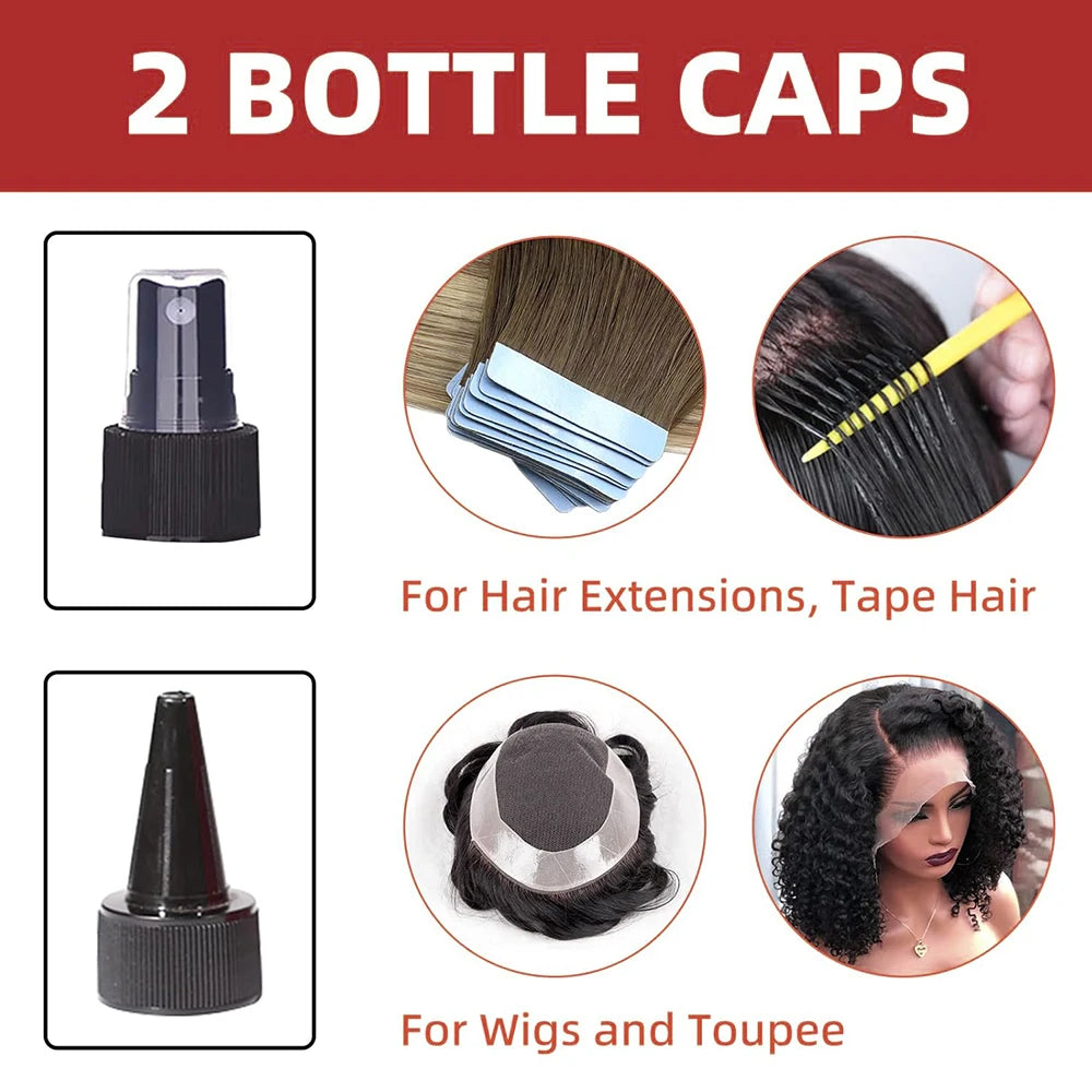 Style & Shine Hair  Tape in Extension Remover 118ML,Wig Glue Remover Adhesive Fast Acting,Removes Hair Glue